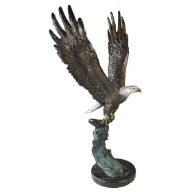 Majestic Eagle Bronze Statue