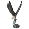 Majestic Eagle Bronze Statue