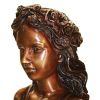 Leaf Maiden Bronze Statue