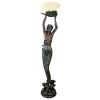 The Goddess Offering Mermaid Floor Lamp