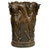 Six Stallions Of The Hippodrome Vase