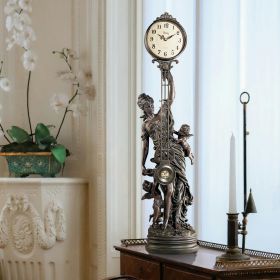 Flora Swinging Pendulum Clock