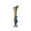 Peacock Bud Vase