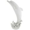 Medium Tropical Tale Dolphin Piped Statue