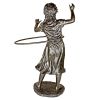 Harriet Hula Hooping Girl Statue