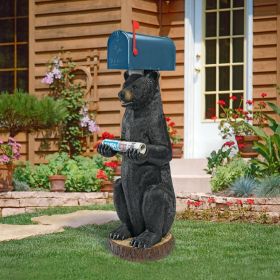 Postal Bear Mail Post Sleeve Statue