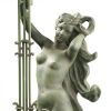 Verdigris Goddess Of Time Clock