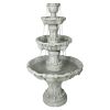 Medici Lion Four Tier Fountain Stone