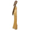 Woman In Gold Dress Floor Lamp