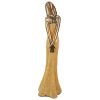 Woman In Gold Dress Floor Lamp