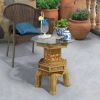 Tranquil Pagoda Illuminated Side Table