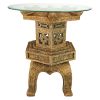 Tranquil Pagoda Illuminated Side Table