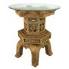 Tranquil Pagoda Illuminated Side Table