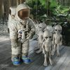 Moon Man Astronaut Statue