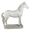 Majestic Horse Statue Antique Stone