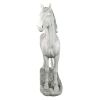 Majestic Horse Statue Antique Stone