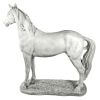 Majestic Horse Statue Antique Stone