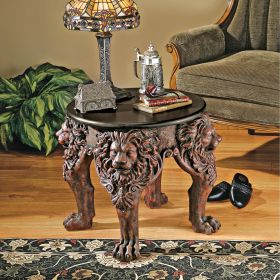 Lord Raffles Lion Leg Side Table