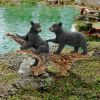 Mischievous Bear Cubs Statue