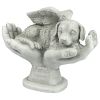 Dog In Gods Hands Pet Memorial Statue