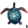 Blue Sea Turtle Illuminated Wall Sculpture