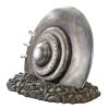 Crash Landing Flying Saucer Statue