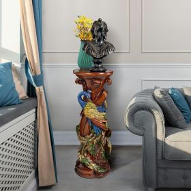 Chateau Saumer Peacock Pedestal