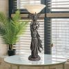 Peacock Goddess Desk Lamp