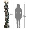 The Peacock Goddess Torchiere Lamp