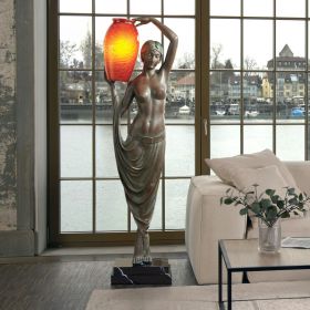 Art Deco Goddess Of Light Floor Lamp