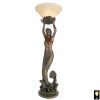 Table Top Goddess Offering Mermaid Lamp