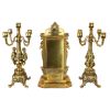 Chateau Chambord Clock & Candelabra Set