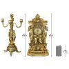 Chateau Chambord Clock & Candelabra Set