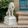 S/ Lion Of Florence W/ Base