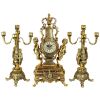 Chateau Beaumont Clock & Candelabra Set