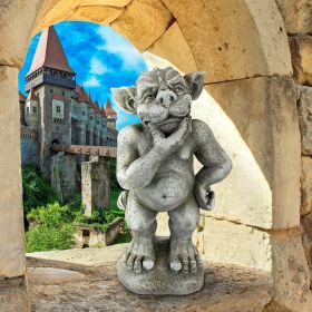 Plato The Ponderer Gargoyle Imp Statue