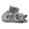 Medium Blushing Babel Dragon Statue