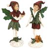 S/2 Boy & Girl Xmas Pixies