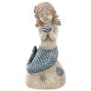 Little Girl Mermaid Holding Shell