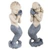 S/2 Female/Male Mermaid Wall Plaques