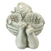 Gods Messenger Cherub With Bird Statue