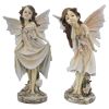 S/2 Wildflower Meadows Fairy Statues