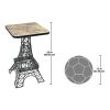 Tour Eiffel Metal Side Table