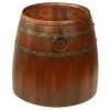 French Wine Barrel Side Table