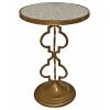 Bacall Art Deco Mirrored Accent Table