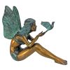 Bird Fairy Bronze Statue