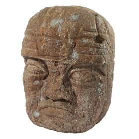 Grande Megalithic Olmec Head Statue