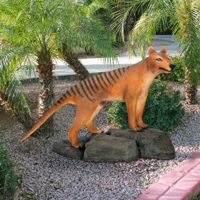 Mysterious Tasmanian Tiger Statue