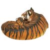 Bengal Tigress With Cub Statue