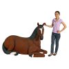 Resting Quarter Horse Statue